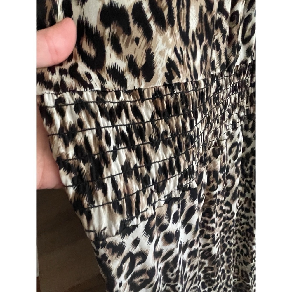 ** BUNDLE SALE 3/$16 ** Avenue Sleeveless Maxi Sundress Animal Print Size 18/20 - Picture 6 of 14